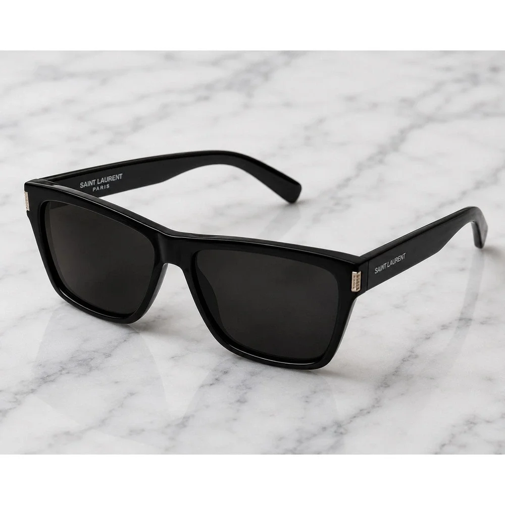 Saint Laurent Sunglasses Women OS Black‎ Excellent Square SL 756 001